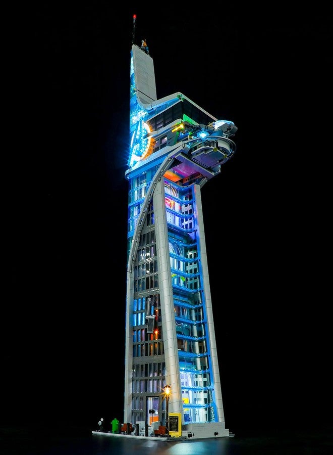 بريكسماكس طقم إضاءة LED من BRIKSMAX لبرج المنتقمين من ليغو - 76269 - متوافق مع مجموعة بناء ليغو مارفل - لا يشمل مجموعة ليغو - Image 1